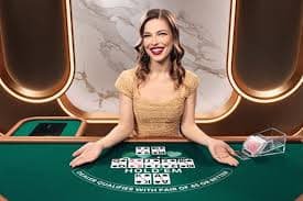 Baccarat card reveal and payout settlement Baccarat card table with dealer action