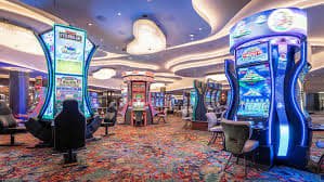 Baccarat table layout and dealer setup Baccarat dealer ready for table seating on hitam slot88